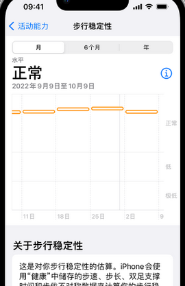 大悟iPhone手机维修如何在iPhone开启'步行稳定性通知'