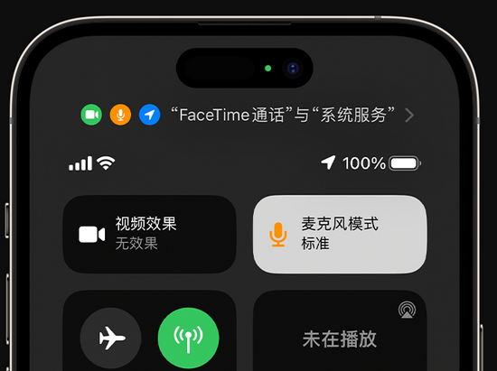 大悟苹果授权维修网点分享iPhone在通话时让你的声音更清晰 