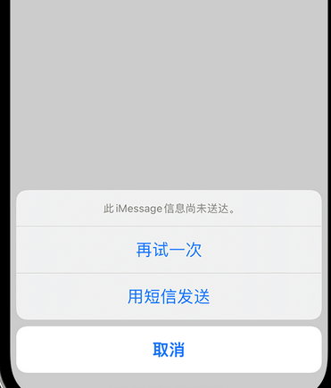 大悟apple维修iPhone上无法正常发送iMessage信息