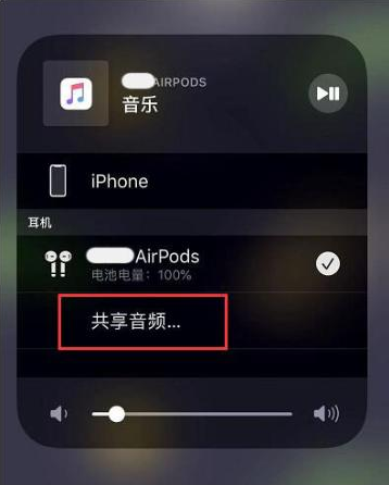 大悟苹果14音频维修点分享iPhone14音频共享设置方法 